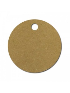 Set 10 etichete de carton - rotund Meyco 34813