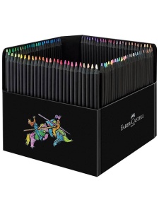Set 100 de Creioane Colorate Faber-Castell Black Edition 116411