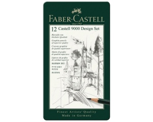 Set 12 creioane Castell 9000 (Design Set)