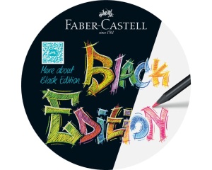 Set 12 creioane colorate Black Edition Faber Castell