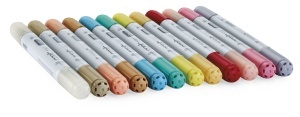 Set 12 markere cu cerneala pe baza de alcool + carte de ilustratie, Copic Ciao Illustration, 22075912 - Img 2
