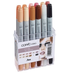 Set 12 markere cu cerneala pe baza de alcool, Copic Ciao Portrait, 22075705