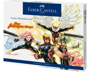 Set 15 piese Comic Illustration Faber Castell 167195