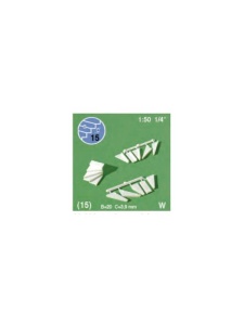 Set 15 trepte scara curbata la dreapta 1:50 Schulcz 08.53211.1