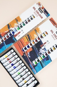 Set 17x10ml Culori Ulei Pop Art + 15ml White 669610 Pebeo