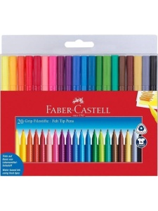 Set 20 carioci Grip Faber Castell 155320