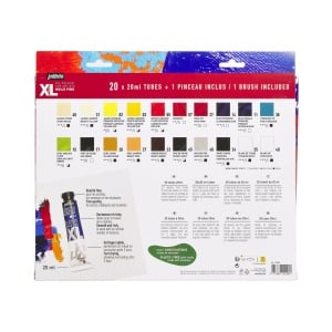 Set 20x20ml culori ulei xl oil Studio + pensula 920226 Pebeo