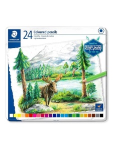 Set 24 creioane colorate Design Journey 146C Staedtler 146CM24
