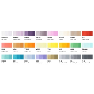 Set 24 markere Copic Sketch Manga Illustration 21075525