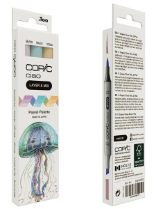 Set 3 markere Copic Ciao Paleta de Culori Pastel 220750301