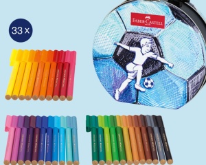 Set 33 carioca connecter fotbal Faber-Castell FC155538
