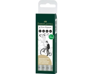Set 4 Markere Ecco Pigment Faber Castell 166004