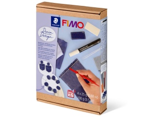 Set 4x25g fimo + accesorii model denim 8025 HTC2 Staedtler