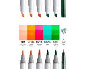 Set 5+1 Copic Ciao Colectia Manga-Nami 22075588 - Img 2