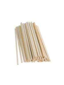 Set 5 baghete lemn de balsa
