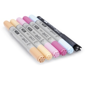 Set 5 markere cu cerneala pe baza de alcool + 1 Multiliner 0,3 mm, Copic Ciao Manga 7, 22075564 - Img 2