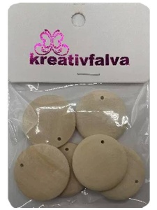 Set 6 discuri din lemn ACH CK0062