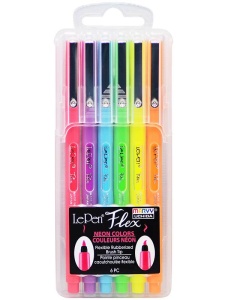 Set 6 linere Marvy Uchida 0.5mm colectia Fluorescent 4800-6F