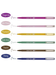 Set 6 linere Marvy Uchida 0.5mm colectia Retro 4300-6R