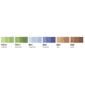 Set 6 Markere Copic Sketch Earth Essentials 21075665 - Img 3