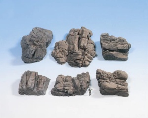 Set 6 roci pentru diorame sandstone 58452 Noch