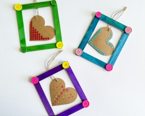 Set 60 buc. bete din lemn colorate 14,8 x 1,7 cm DP Craft KSPA-007