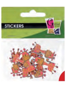 Set 8 Girafe adezive Graine Creative 103378