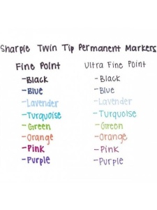 Set 8 markere Twin Tip Sharpie 1927094