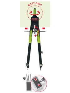 Set Compas Arda Elastika 6 piese CO1EL