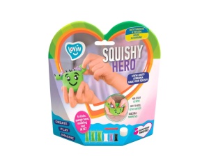 Set creatie cu argila usoara, 6 culori, Squishy Hero Cactusita, Okto, OK70124