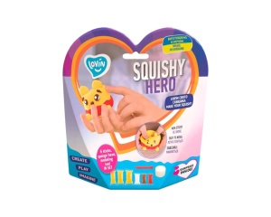 Set creatie cu argila usoara, 6 culori, Squishy Hero Squiny Pooh, Okto, OK70128
