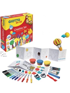Set creativ cu 22 piese Coloring & modelling Giotto be-bè 478400