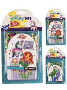 Set creativ cu 650 de margele termoadezive, 700364