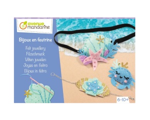 Set creativ pentru bijuterii din fetru My Mandarine, cod KC160C