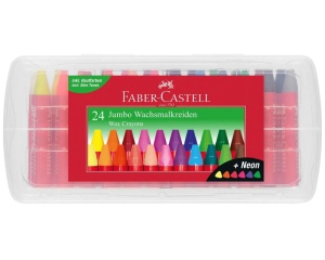Set de 24 Creioane Cerate Jumbo Faber Castell 120034