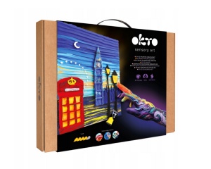 Set Pictura 3D cu Argila Usoara 30x40 cm London City Okto 10041