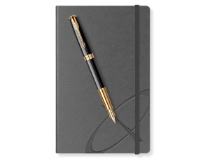 Stilou cu Penita de 18K + Cutie si Agenda Sonnet Royal Negru GT Parker 113290