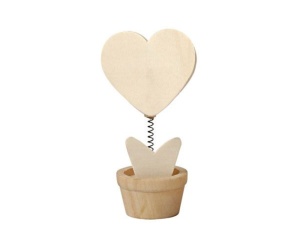 Suport din lemn pentru cartonase, 10 cm, 57477, Creativ Company