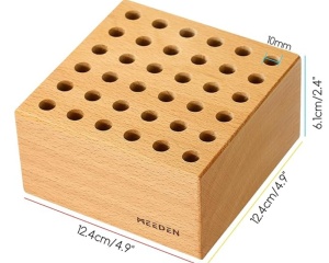 Suport Profesional MEEDEN pentru 36 Pensule si Creioane din Fag Natur, cod AFE-6094-YM