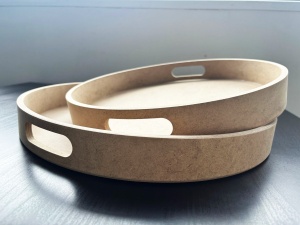 Tava rotunda MDF cu manere Ilyas TP109