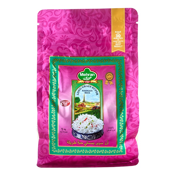 Mehran Rice Noon Mehran Extra Long Super Basmati Rice Orezul Basmati Extra Lung 1kg