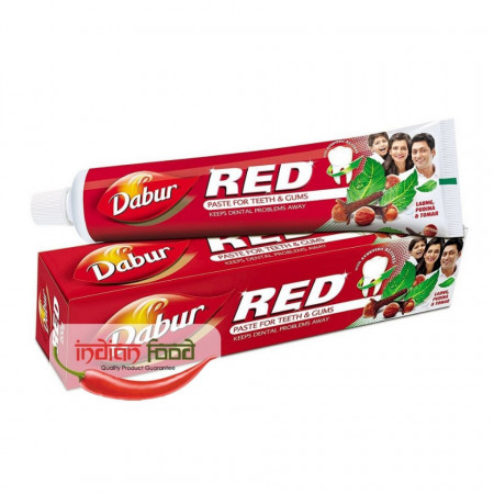 DABUR Toothpaste Red Paste (Pasta de Dinti Red Cuișoare + Menta + Aroborele durerii de dinti) 100g