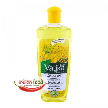 Dabur Vatika Mustard (Sarson) Multivitamin Hair Oil 200ml