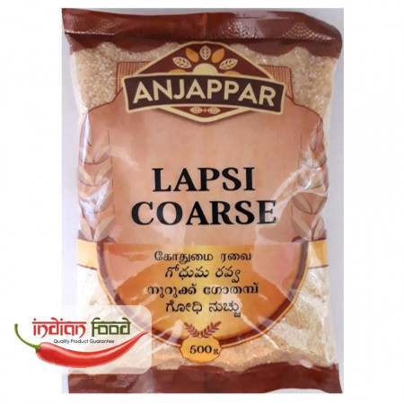 Anjappar Cracked Wheat Lapsi 500g