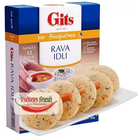 GITS Rava Idli Pernite Indiene Din Gris SemiPreparate 200g - Img 2