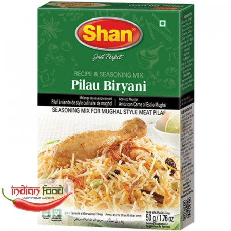 SHAN Pilau Biryani Mix (Condiment pentru Orez cu Carne de Pui - Pilau) 50g