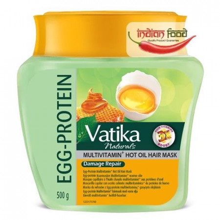 Vatika Naturals Hair Mask Egg-Protein (Masca pentru Par cu Ou si Miere de Albine) 500g