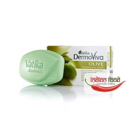 VATIKA Olive Soap Sapun Nutritiv de Masline Aloe Vera Rucola 100g - Img 2