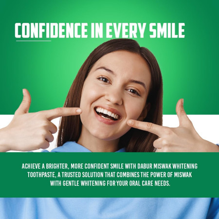 Dabur Miswak Whitening Toothpaste 100gm - Img 4