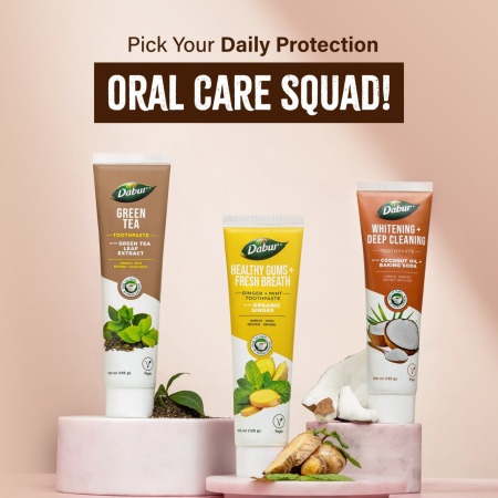 Dabur Toothpaste Coconut Oil Baking Soda 100ml - Img 7